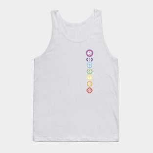 Colorful Chakras Tank Top